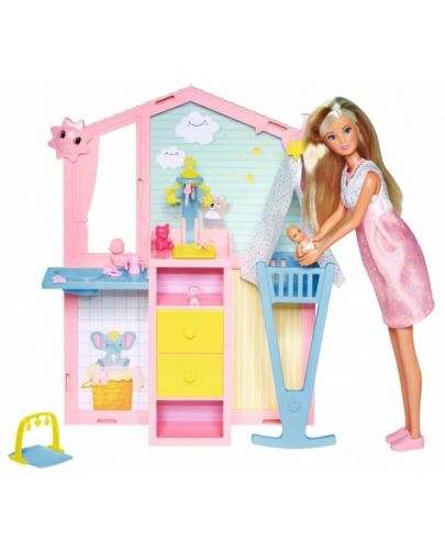 Кукла Simba Toys Steffi Love - Стефи в бебешка стая, 20 аксесоара - 2