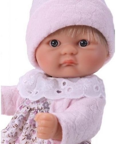 Кукла Asi - Бебе Чикита, с розовa жилетка и рокля на цветя - 2