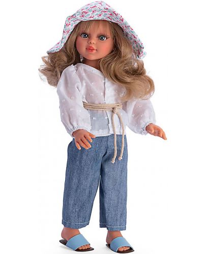 Кукла Asi - Сабрина, с дънков панталон и бяла блуза, 40 cm - 1