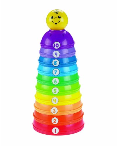 Образователна играчка Fisher Price - Кула от купички - 2