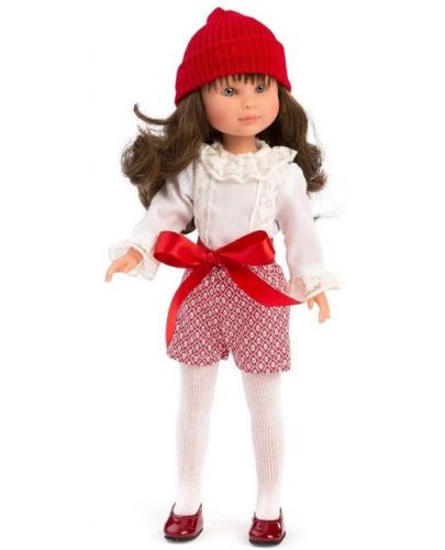 Кукла Asi - Силия, с червена шапка, 30 cm - 1