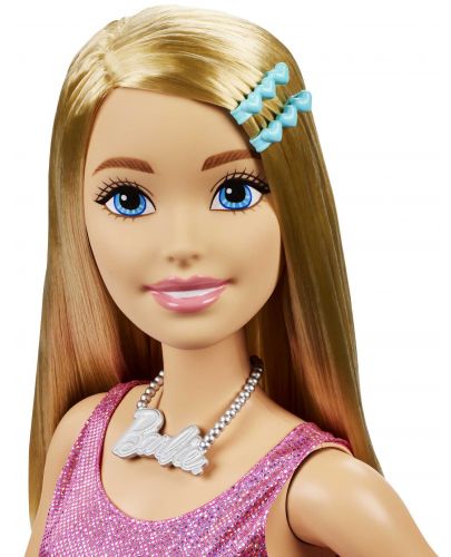 Кукла Barbie - С розова рокля, 71 cm - 5