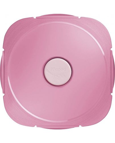 Кутия за храна Maped Concept - Розова, от стъкло, 1.2 l - 3