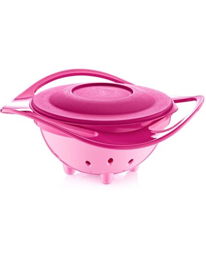 Купа за хранене с въртене на 360 градуса BabyJem - Розова - 1