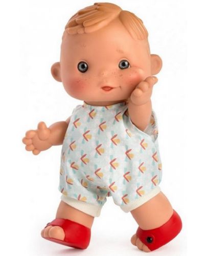 Кукла Asi - Дани с цветен гащеризон, 23 cm - 1