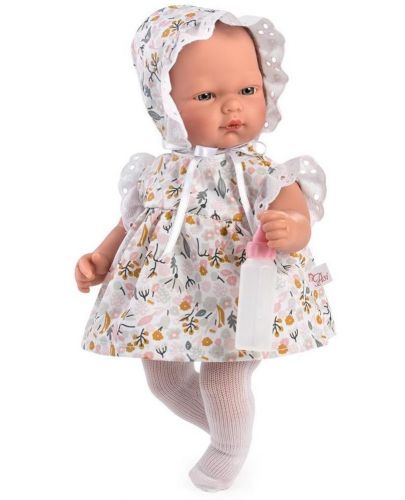 Кукла Asi - Бебе Оли, с рокля на цветя - 1