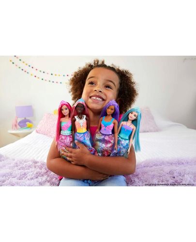 Кукла Barbie Dreamtopia - Със тъмнорозова коса - 5