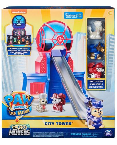 Кула-кутия Spin Master Paw Patrol - Micro City Tower, с 3 фигурки - 2