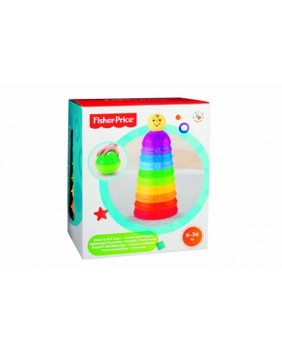 Образователна играчка Fisher Price - Кула от купички - 4