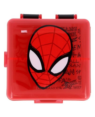 Кутия за храна Stor - Spiderman, три отделения - 2