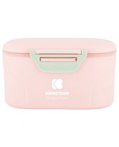 Кутия за съхранение на сухо мляко Kikka Boo - 130 g, с лъжичка, розова - 1