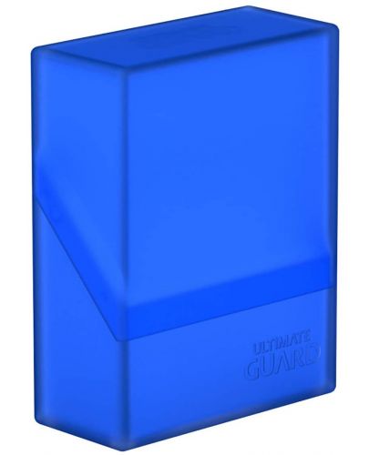 Кутия за карти Ultimate Guard Boulder Deck Case Standard Size - Sapphire (40 бр.) - 1
