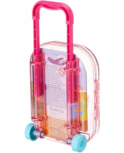 Кукла Simba Toys Evi Love - Еви в куфарче, с розова карирана рокля - 4