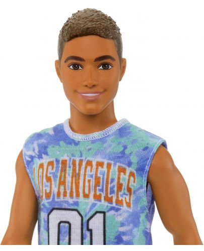 Кукла Barbie Fashionistas - Кен, с тениска Los Angeles - 2