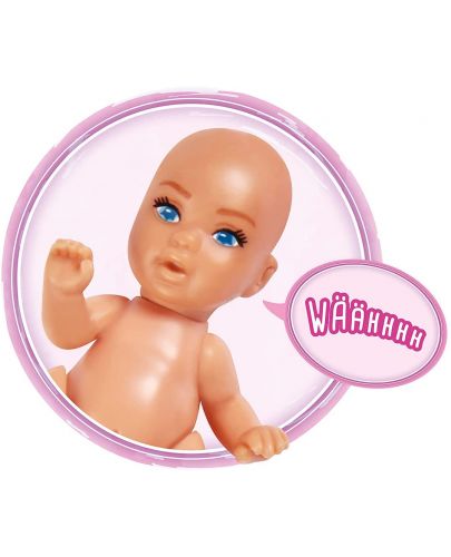 Кукла Simba Toys Steffi Love - New Born Baby, със звуци - 4