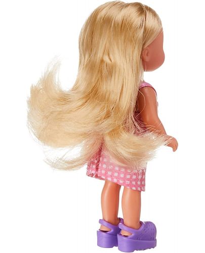 Кукла Simba Toys Evi Love - Еви в куфарче, с розова карирана рокля - 3