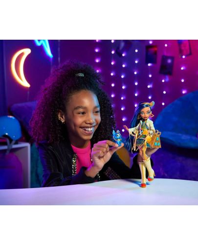 Кукла Monster High - Клео, с домашен любимец и аксесоари - 7