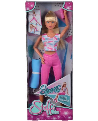 Кукла Simba Toys Steffi Love - Спортна тренировка - 1