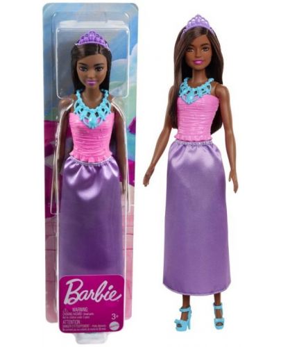 Кукла Barbie - Принцеса, с лилава пола - 2