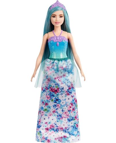 Кукла Barbie Dreamtopia - Със тюркоазена коса - 1