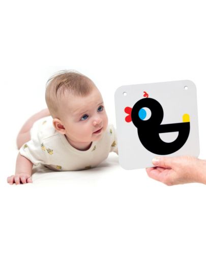 Кутия с бебешки контрастни карти Banana Panda - 0м+/3м+ - 3