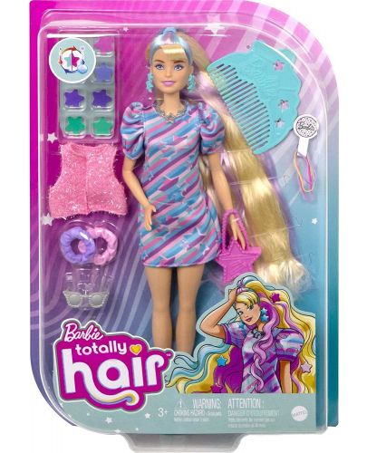 Кукла Barbie Totally hair - С руса коса и аксесоари - 1