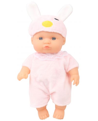 Кукла Moni Toys - С розов костюм на мишле, 20 cm - 1