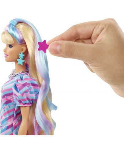 Кукла Barbie Totally hair - С руса коса и аксесоари - 6