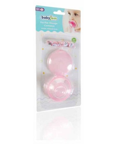Кутийка за залъгалка BabyJem - Pink - 3