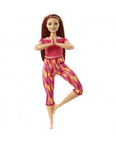 Кукла Mattel Barbie Made to Move, с рижава коса - 1