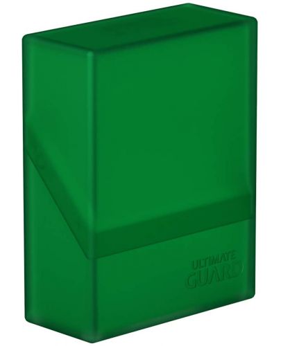Кутия за карти Ultimate Guard Boulder Deck Case Standard Size - Emerald (40 бр.) - 1