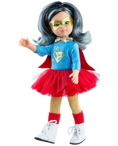 Кукла Paola Reina Amigas - Паола, с костюм на супергерой, 32 cm - 1