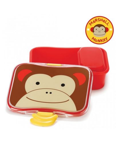 Кутия за храна Skip Hop Zoo - Маймунката Маршал - 1