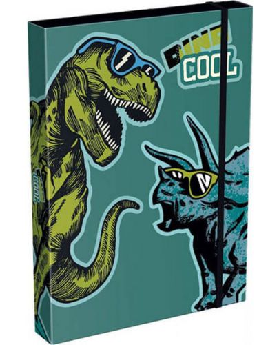 Кутия с ластик Lizzy Card Dino Cool - 33 x 24 x 5 cm - 1