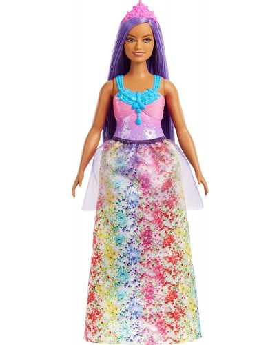 Кукла Barbie Dreamtopia - Със лилава коса - 1