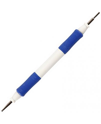 Квилинг химикалка 2 в 1 Creativ Company - синьо-бял - 1