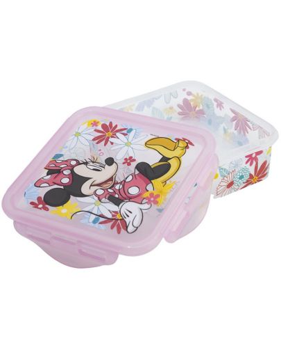 Квадратна кутия за храна Stor - Minnie Mouse, 500 ml - 3