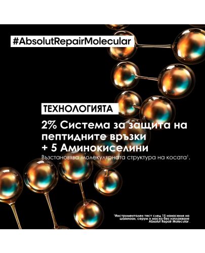 L'Oréal Professionnel Absolut Repair Molecular Шампоан за коса, 300 ml - 9