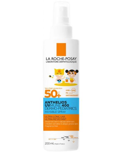 La Roche-Posay Anthelios Слънцезащитен спрей за деца, SPF 50+, 200 ml - 1