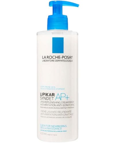 La Roche-Posay Lipikar Липидовъзстановяващ измиващ крем AP+ Syndet, 400 ml - 1