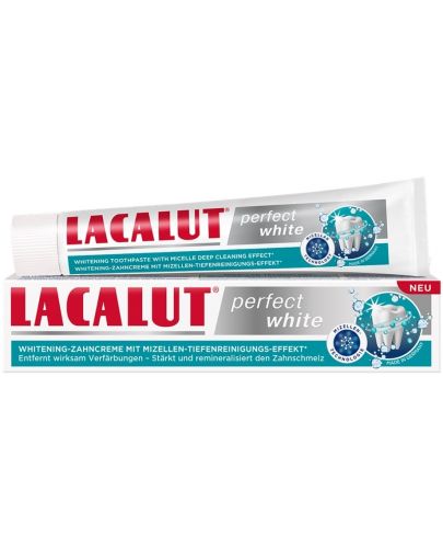 Lacalut Паста за зъби Perfect White, 75 ml - 1