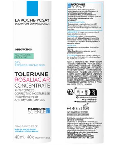 La Roche-Posay Toleriane Успокояващ крем против зачервявания Rosaliac AR, 40 ml - 2