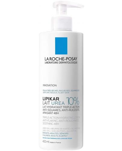 La Roche-Posay Lipikar Лосион за тяло Lait Urea 10%, 400 ml - 1