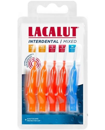 Lacalut Интердентални четки за зъби, Mixed, 5 броя - 1