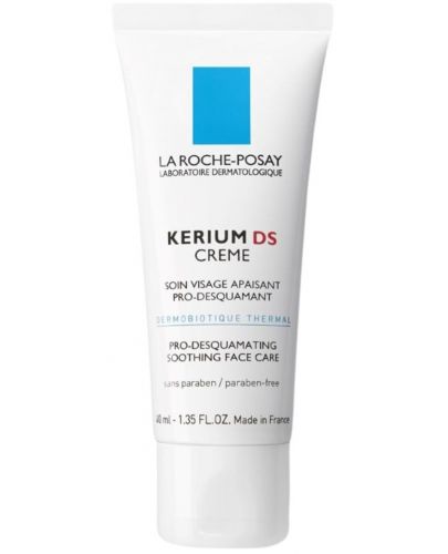 La Roche-Posay Kerium Успокояващ крем за лице DS, 40 ml - 1