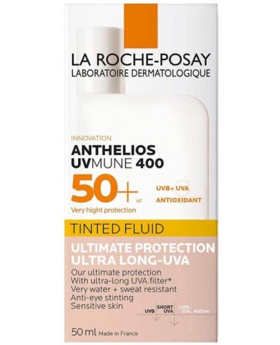 La Roche-Posay Anthelios Тониран флуид UVMune 400, SPF 50+, 50 ml - 2