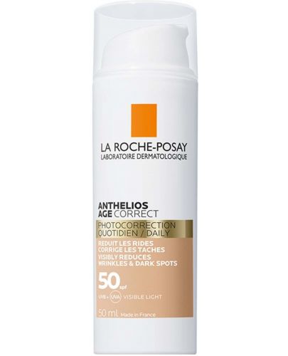 La Roche-Posay Anthelios Тониран слънцезащитен крем Age Correct CC, SPF 50, 50 ml - 1