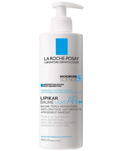 La Roche-Posay Lipikar Балсам за лице и тяло AP+ M Light, 400 ml - 1