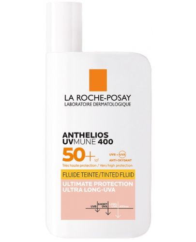 La Roche-Posay Anthelios Тониран флуид UVMune 400, SPF 50+, 50 ml - 1