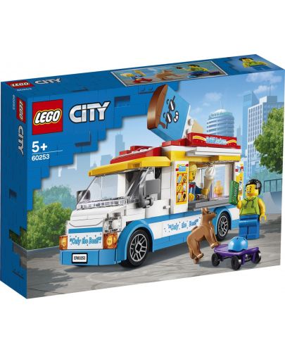 Конструктор Lego City Great Vehicles - Камион за сладолед (60253) - 1